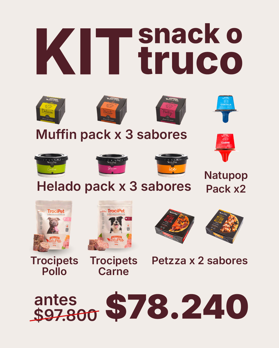 KIT SNACK O TRUCO